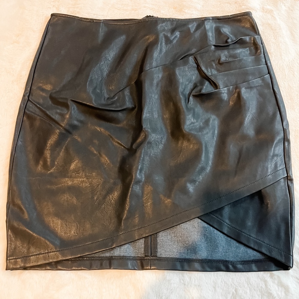 Black Leather Skirt Never Worn